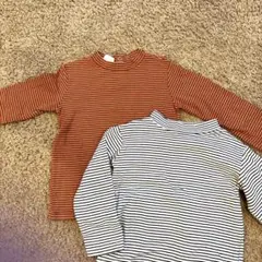 ZARA kids他　ボーダーロンT 2着セット