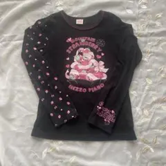 mezzo pianoストロベリー柄 長袖カットソー 100cm