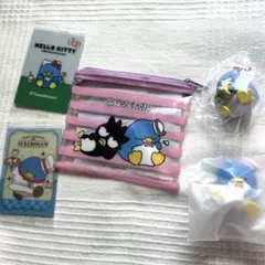 スシロー／はぴだんぶい／タキシードサム／バツ丸／ポーチ／フィギュア／カード