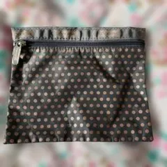 レスポートサック⭐︎ドット柄ナイロンポーチ 中型