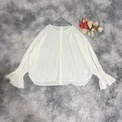 アーバンリサーチドアーズ（F）長袖 カットソー 無地 クルーネック カジュアル