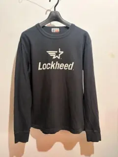 BUZZ RICKSON'S Lockheed 長袖カットソー ブラック Sのサムネイル