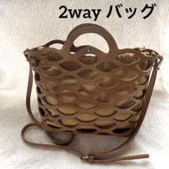 【未使用】flint by foxlane  2wayショルダー ハンドバッグ