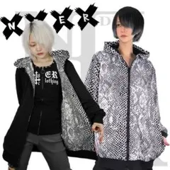 NieR リバーシブルジップパーカー【PYTHON PATTERN×BLACK】のサムネイル