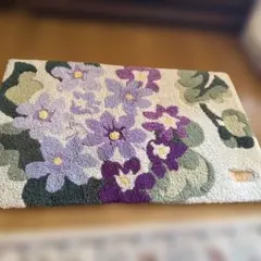 花柄 玄関マット ラグ　ミラショーン