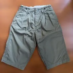 DENIM DUNGAREE ハーフパンツ カーキ 130cm
