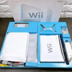 【Wii】Nintendo Wii 本体一式　すぐ遊べる　箱説