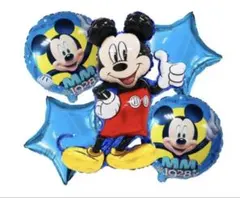 ミッキーマウス 誕生日 バルーン 風船 ディズニー 5点セット