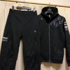 デサント ムーブスポーツ セットアップ ナイロン ジャージ ジャケット パンツ