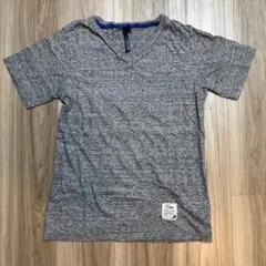 SILAS 半袖 Vネック Tシャツ グレー
