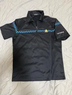 le coq sportif GOLF ハーフジップ半袖シャツ 黒 Lのサムネイル