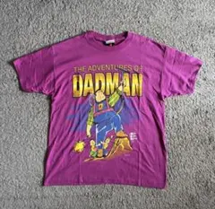 90s DADMAN ヒーロー　Tシャツ　シングルステッチ　ヴィンテージ