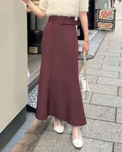 INGNI 共ベルト付マーメイドスカート