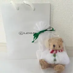 [新品未開封] レクサス　テディベア　ぬいぐるみ　チャーム　クリスマス　選べる？