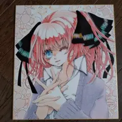 イラスト リボン付きキャラクター