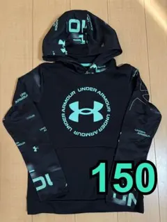 超美品　アンダーアーマーパーカー 150 YLG 裏起毛