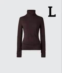 新品未使用　ユニクロ　極暖ヒートテックカシミヤブレンドタートルネックT L