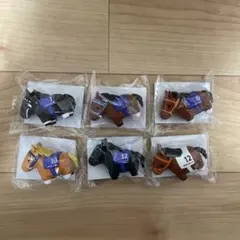 サラブレッドコレクション　C賞　 ぷっくりラバーフィギュア　6品セット