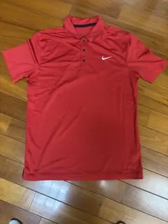 NIKE ポロシャツ レッド メンズ M