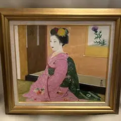 女性の横顔 アクリル画 小型　10センチ10センチ3センチ 女性の横顔 アクリル画 小型 10センチ10センチ3センチ - メルカリ