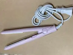 サンキューマート ピンク ミニストレートヘアアイロン
