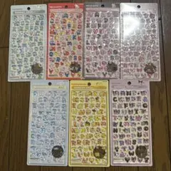 ハローキティ ボンボンシール moji 7枚セット　セミコンプ