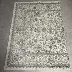 【美品】サヤンサヤン ラグマット ベルギー絨毯 135×195 モケット織