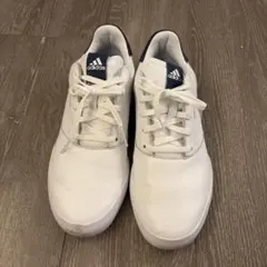 adidas ゴルフシューズ ホワイト ネイビー