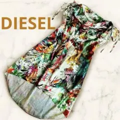 DIESEL ディーゼル（F）トロピカルリゾートバードチュニックワンピース 