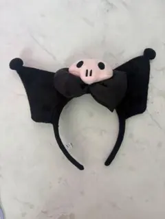 ピューロランド　ハーモニーランド　サンリオ　カチューシャ　クロミ　リボン　黒