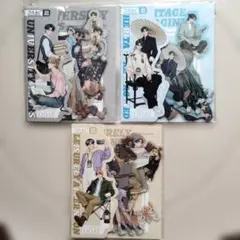 コラージュ素材・ステッカーPET 3枚セット【ZABC正規品】