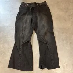 ウォッシュ加工デニム 変形デニム