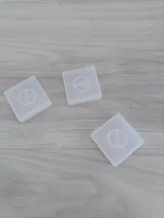 3つまとめて　無印良品　ポリプロピレン　スマホスタンド付ケーブル収納角型