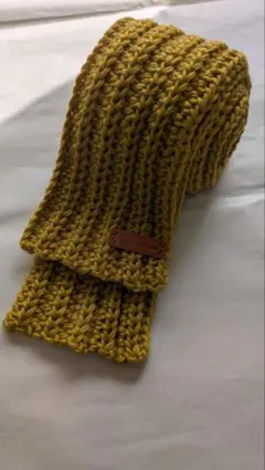 手編みマフラー　メンズ・レディース