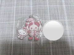 ハローキティ おジャ魔女どれみ　どれみ　ラバスト　キーホルダー