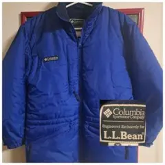 90s　L.L.Bean×Columbia　ダウンジャケット　レア　コラボ