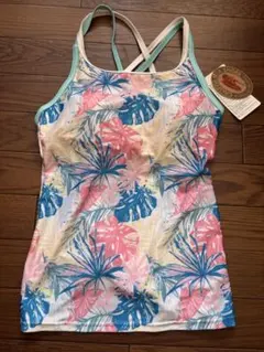 CALIFORNIA SHORE トロピカルデザイン ヨガウェア M 水陸両用