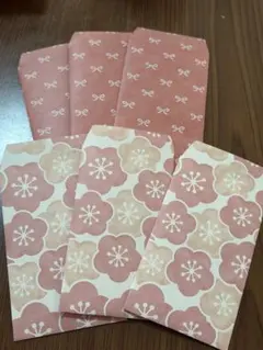 ポチ袋 かわいい お年玉 お正月 金封 封筒 結婚式　 桜　梅　ミニ封筒