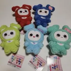 TWICE LOVELYS gigo ふわもこおすわりぬいぐるみ 5体セット