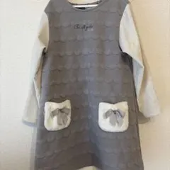 slap slip ワンピース　ボア　リボン　120