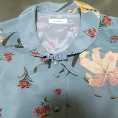 お値下ピンクハウス　インゲボルグ花柄ロングワンピース 五分〜七分袖