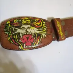 Ed Hardy タイガーバックルレザーベルトのサムネイル