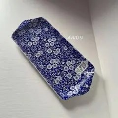 バーレイ サンドウィッチトレイ　ブルーキャリコ　プレート burleigh お皿のサムネイル