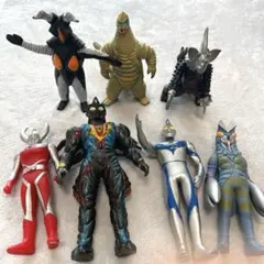 ま*ち様 ウルトラマンフィギュア 7体セット　レア　廃盤あり