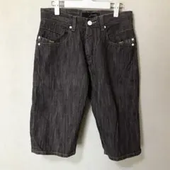 デニム＊ハーフパンツ