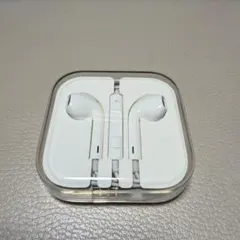 Apple 純正イヤホン ホワイト 透明ケース付き【新品・未使用品】