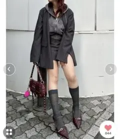 HEARTロゴクロップドパーカー タグ付き