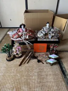 雛人形 親王飾り 雛道具セット