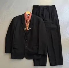 vintage セットアップ 成人式 古着 ウール スーツ