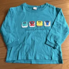 プティマイン 新幹線　刺繍　トレーナー　長袖　春秋　男の子　100